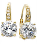 Giani Bernini Cubic Zirconia Leverback Earrings In 18k Gold Over Sterling 