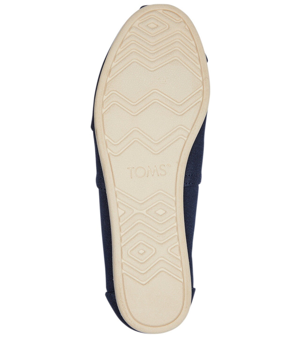 Women's Toms Alpargata Navy Size 6.5 Recycled Cotton Canvas  100% Original Brand