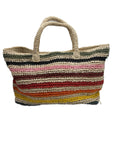 Bloomingdale’s Exclusive Aqua Straw/paper/linen Beach XL Tote $138