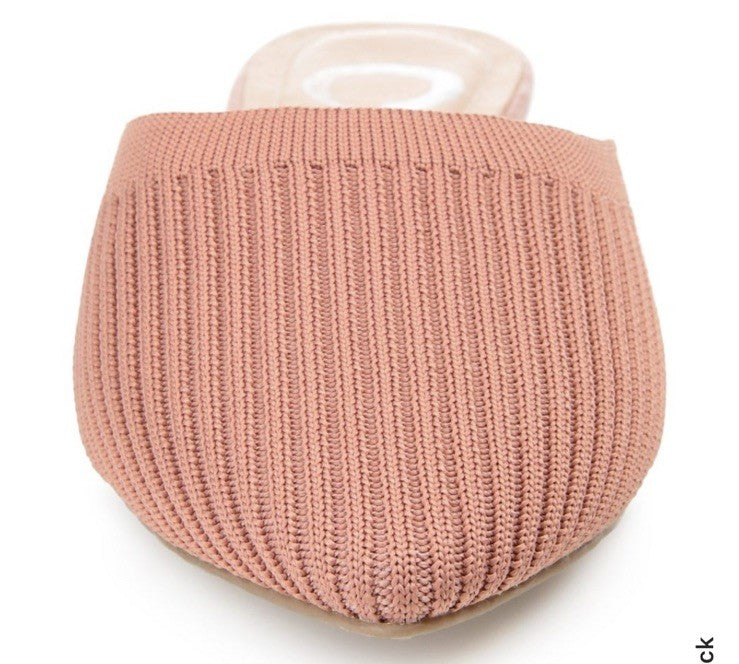 Journee Collection Women's Aniee Knit Mules, Clay Size 10W