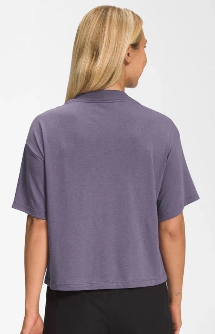 The North Face Half  Dome Crop Over Sized Tee shirt, Lunar Slate   XL 