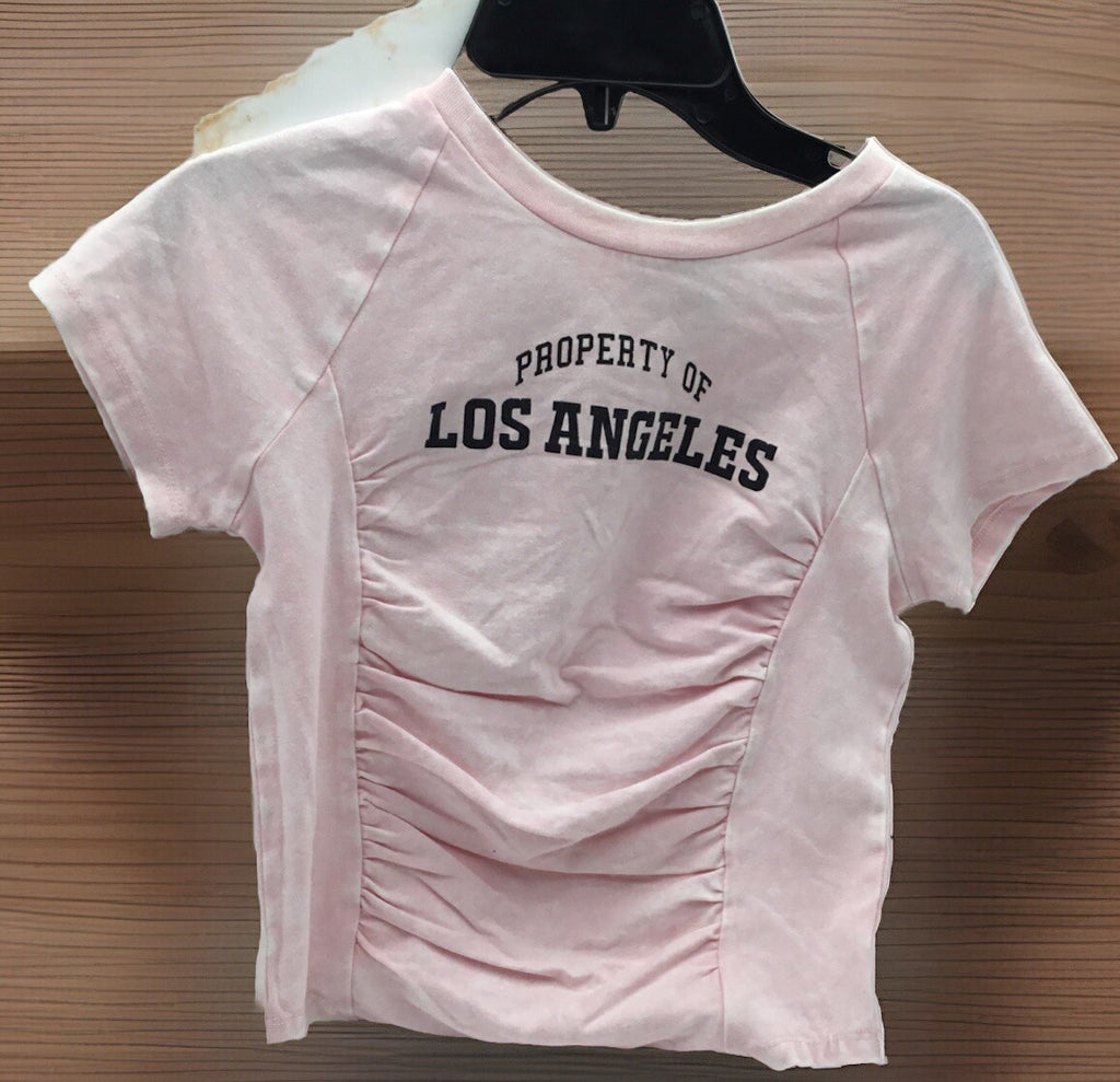 Just Poly Ballet Pink T-shirt Medium Property Of Los Angeles 
