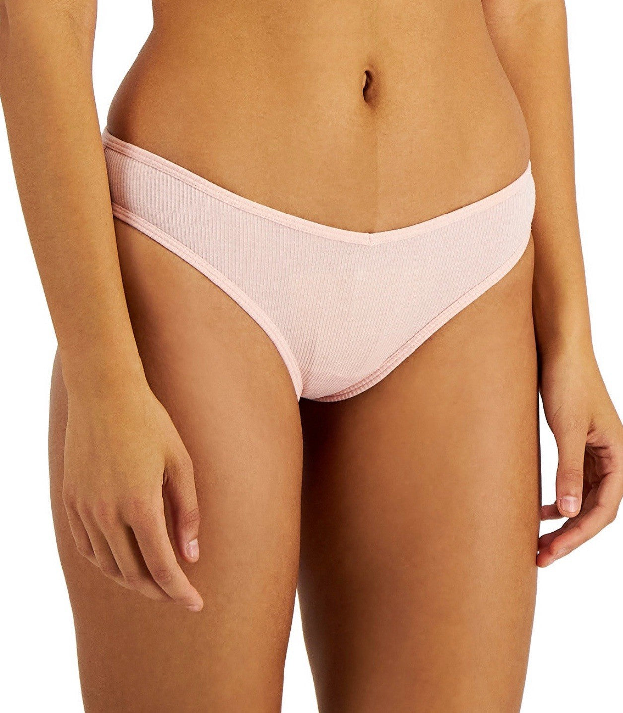 Jenni Women's Ribbed Knit Thong Panty Underwear, Assorted Colors Size XL