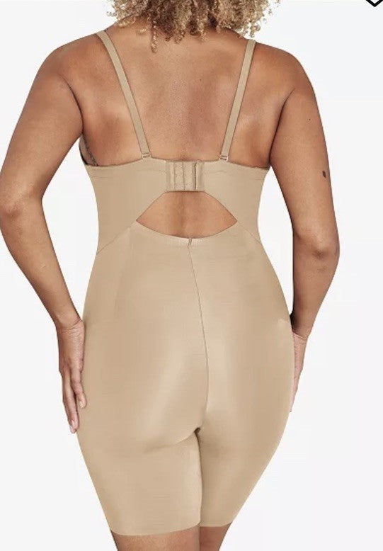 Maidenform Women's All-in-One Built-in-Bra Shaper DMS089 Transparent XL