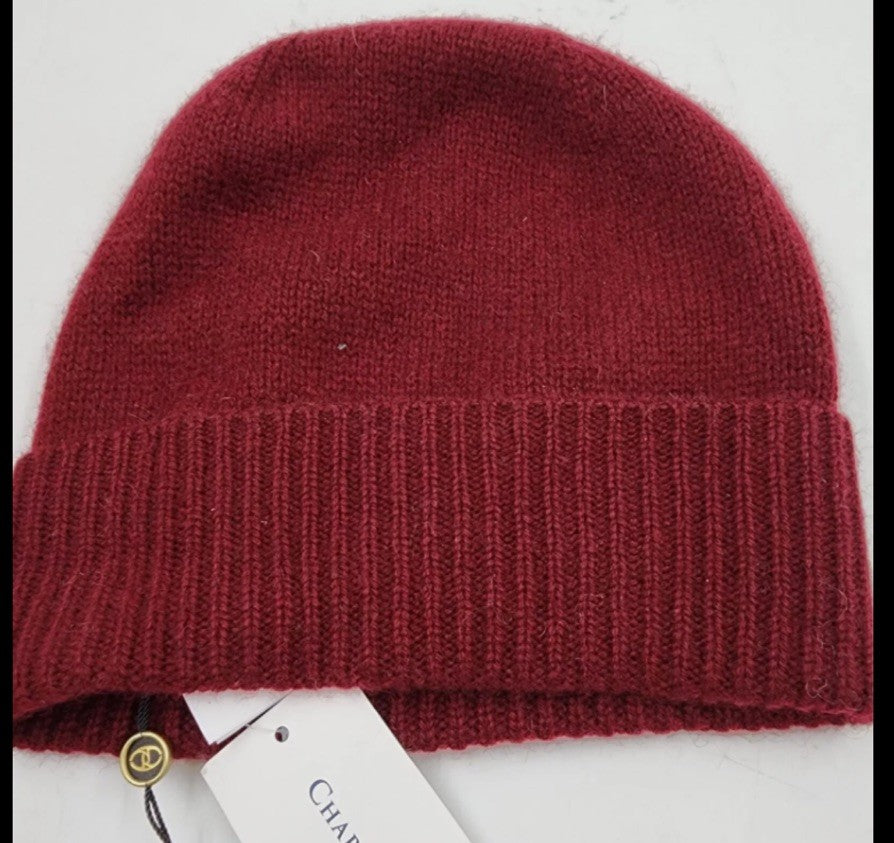 Charter Club Cashmere Cuffed Beanie Crantini ONE SIZE