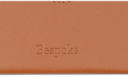 Bespoke Mens Minimalist Wallet Tan Brown Pineapple Print Thin Credit Card Case