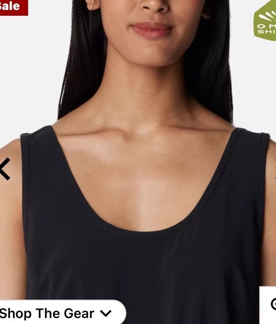 Columbia Women's Anytime Tank Top Jumpsuit, black Small 