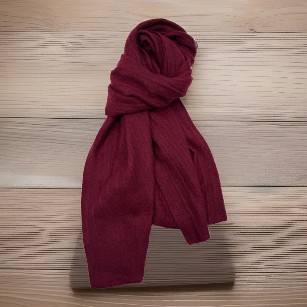 Charter Club Ribbed 100% Cashmere Scarf Women's One Size Crantini