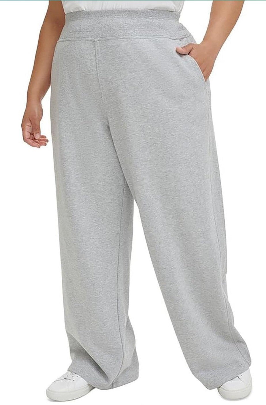 Calvin Klein Performance Womens Wide Leg Sweatpants Athletic Plus 3X