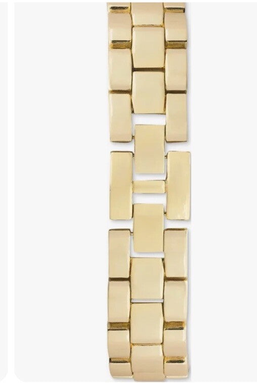 Gold Tone Crystal Bracelet Watch Marble Dial Stunning Stylish Trendy Fashion