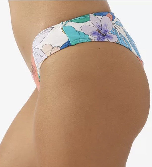 O'NEILL Women's Swim Abbie Floral Matira Cheeky Bikini Bottom Size XS 8420