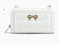 DAPHNE HEART WALLET CROSSBODY BAG WHITE 