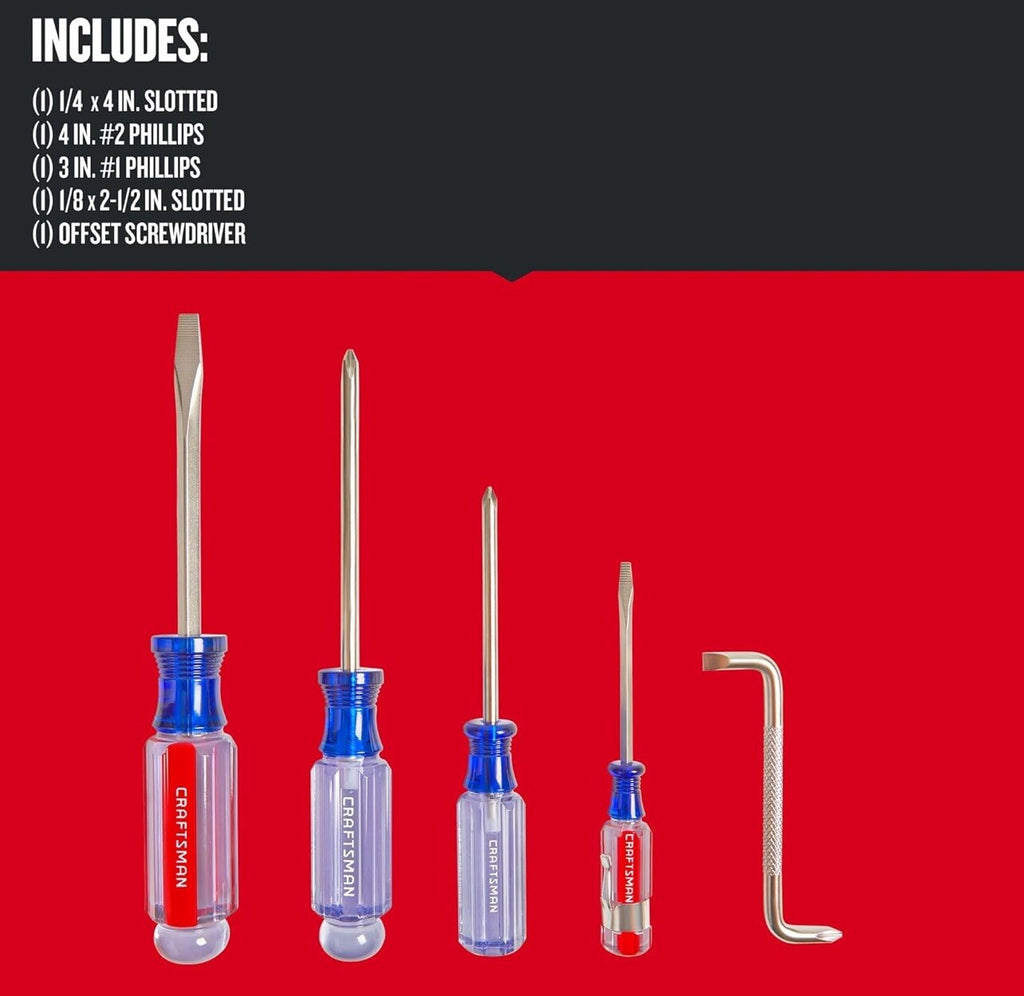Craftsman. 5 Piece Set - New