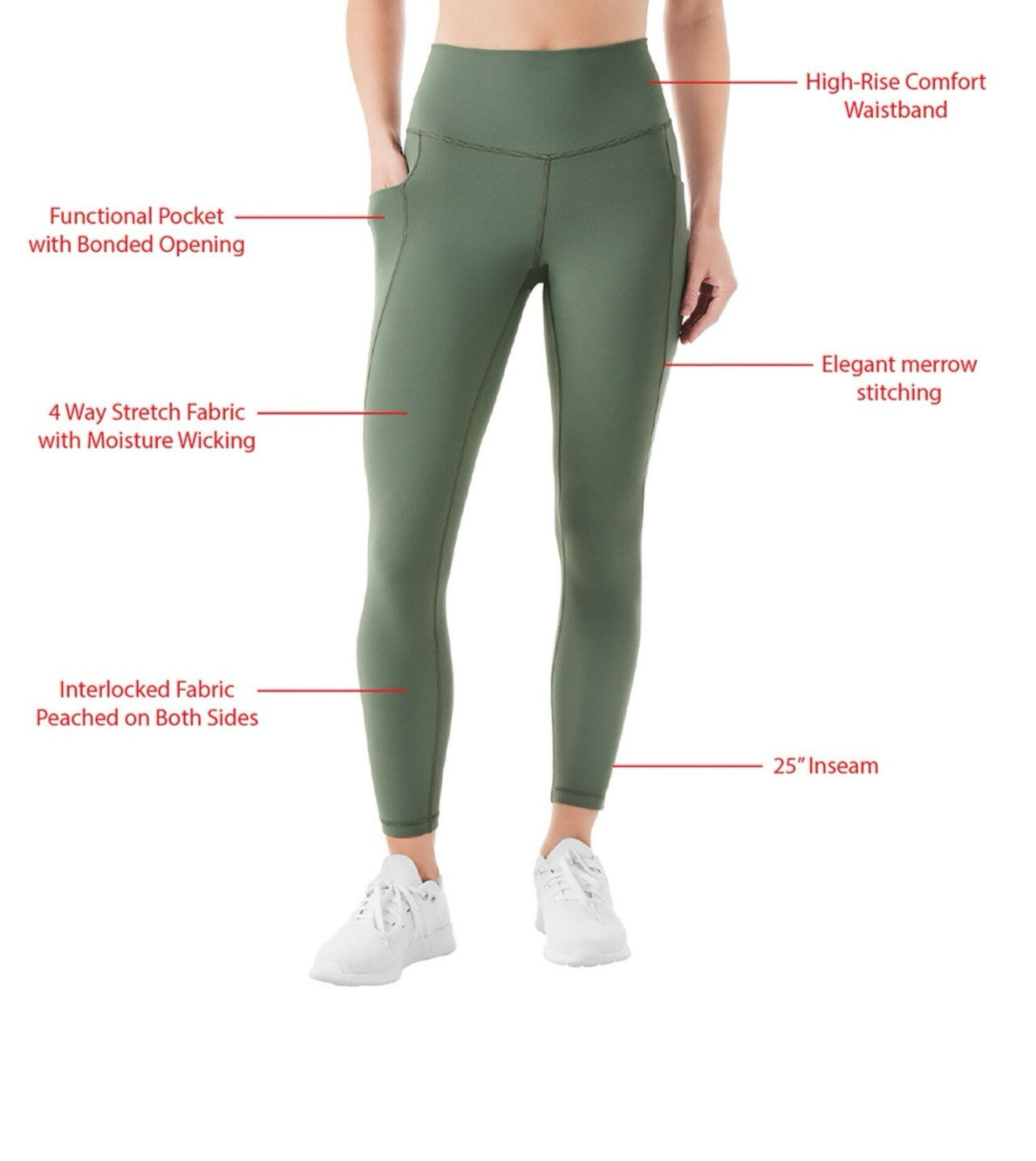 Member's Mark Women's Everyday Fashion Stretch Legging Size XXL