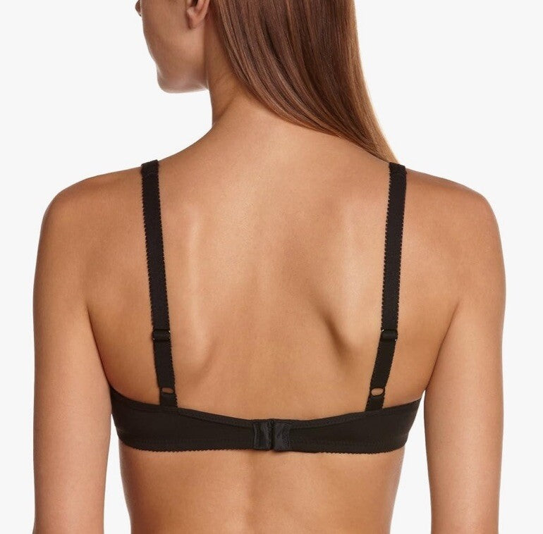 Wacoal 65115 Body by Wacoal Mid Coverage Unlined Underwire Bra US Size 32DD Blac