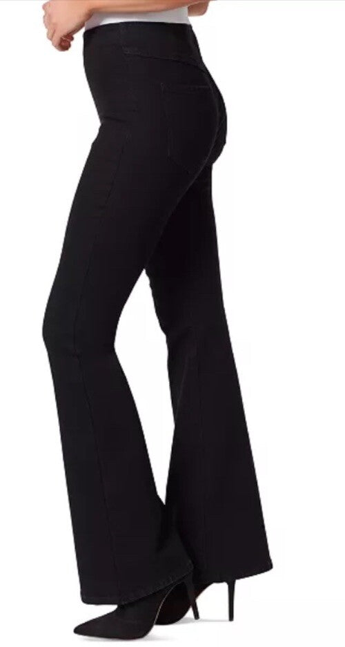 Jessica Simpson Women's Black Pull On Flare Jeans Pants Size 30