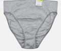 Charter Club Everyday Cotton High-Cut Brief Underwear, Heather Storm, X-LARGE
