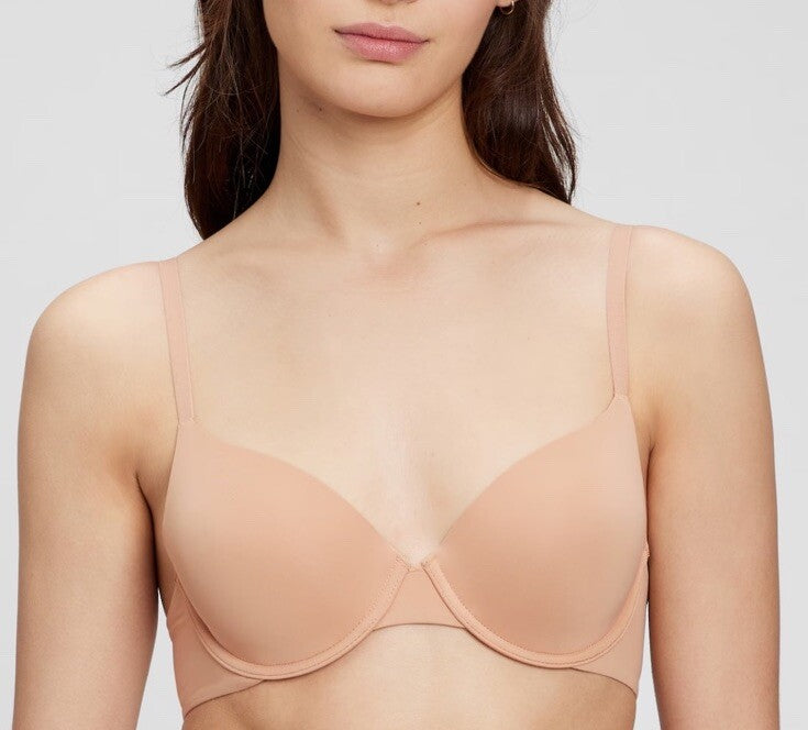 GapBody Everyday T-shirt Bra 32D Brush Beige