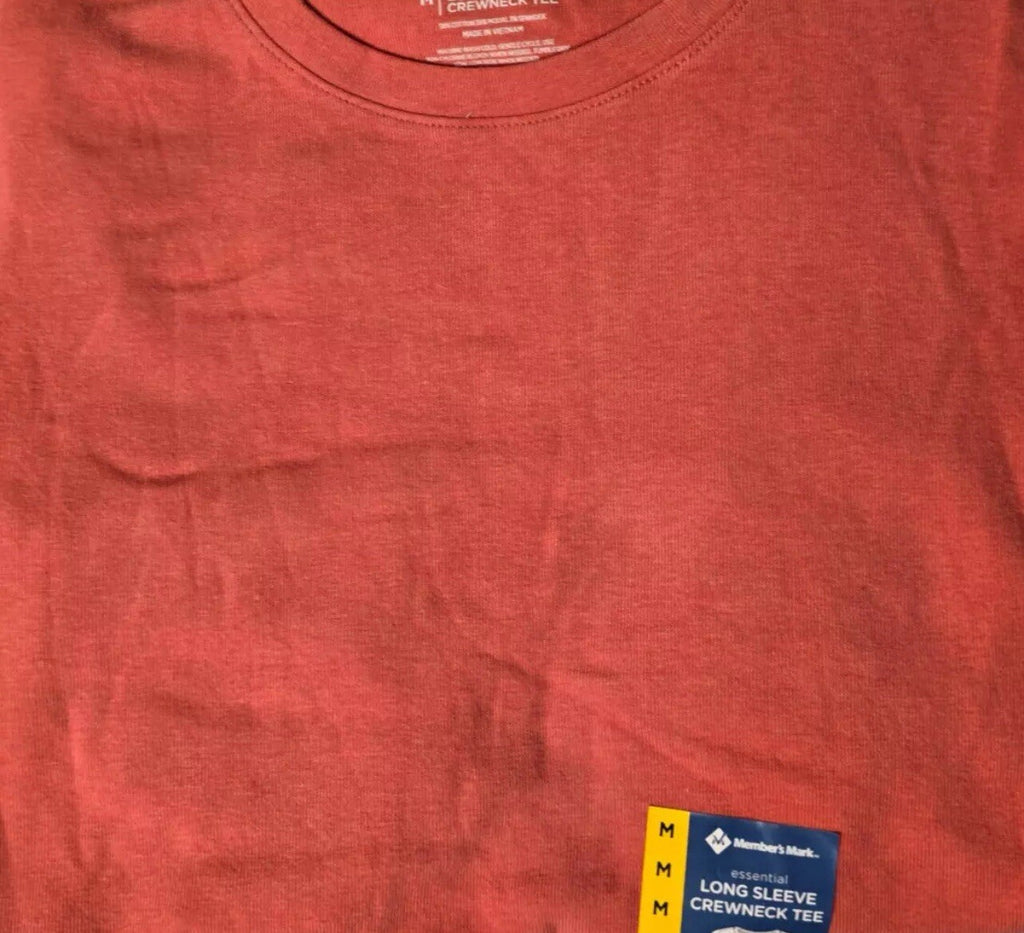 Member's Mark Women's Long Sleeve Soft Essential Crewneck Tee Size M