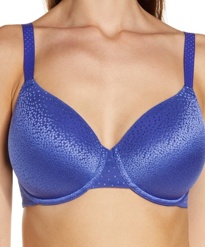 NWOT Wacoal 34DD Back Appeal T Shirt Bra 853303 Blue 110430