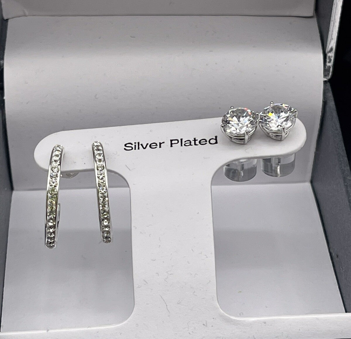 And Now This Silver Plated Women’s Earrings Set