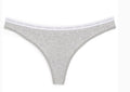 Calvin Klein CK One Cotton Singles Thong Underwear Heather Gray XL