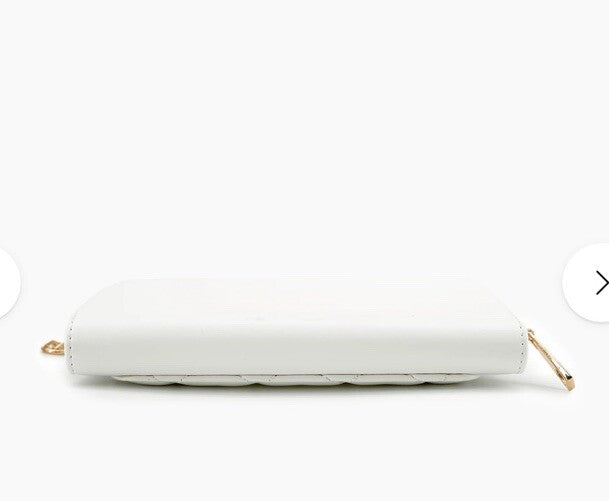 DAPHNE HEART WALLET CROSSBODY BAG WHITE 