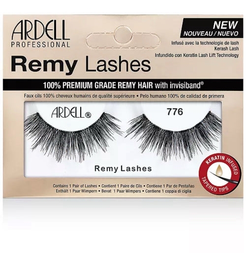 Ardell Remy Lashes #776 Black 100% Remy Hair with Invisiband Sealed [Brand New]