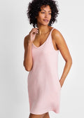 State of Day Women's Fluid Knit Solid Tank Chemise XL Soft Blush 