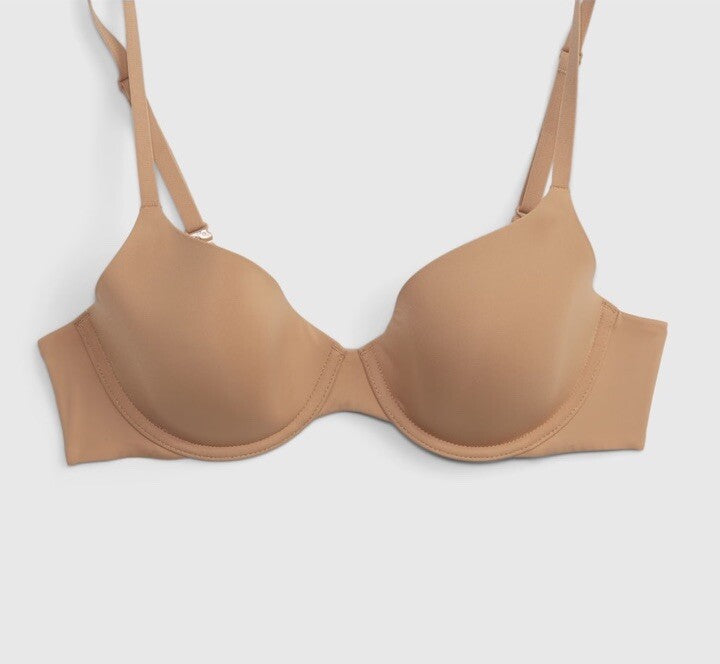 GapBody Everyday T-shirt Bra 34C Brush Beige