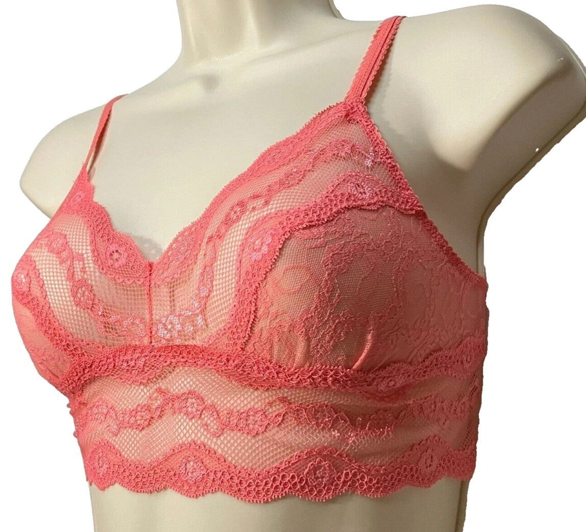 b.tempt'd Women's S Lace Kiss Full Coverage Unlined Bralette 910182 L