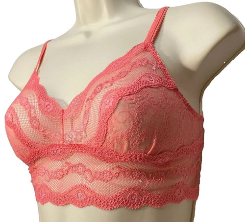 b.tempt'd Women's S Lace Kiss Full Coverage Unlined Bralette 910182 L
