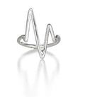 HEART.BEAT RING Sarah Chloe Size 5 7.5