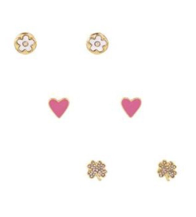 Laura Ashley Stud Earring Set, 6 Piece