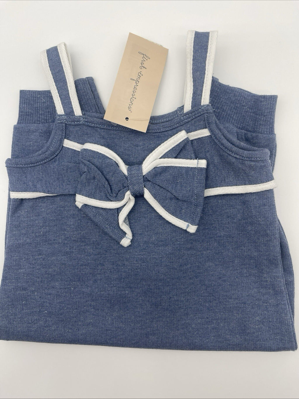 Baby Girl Romper First Impression Blue 3-6Months