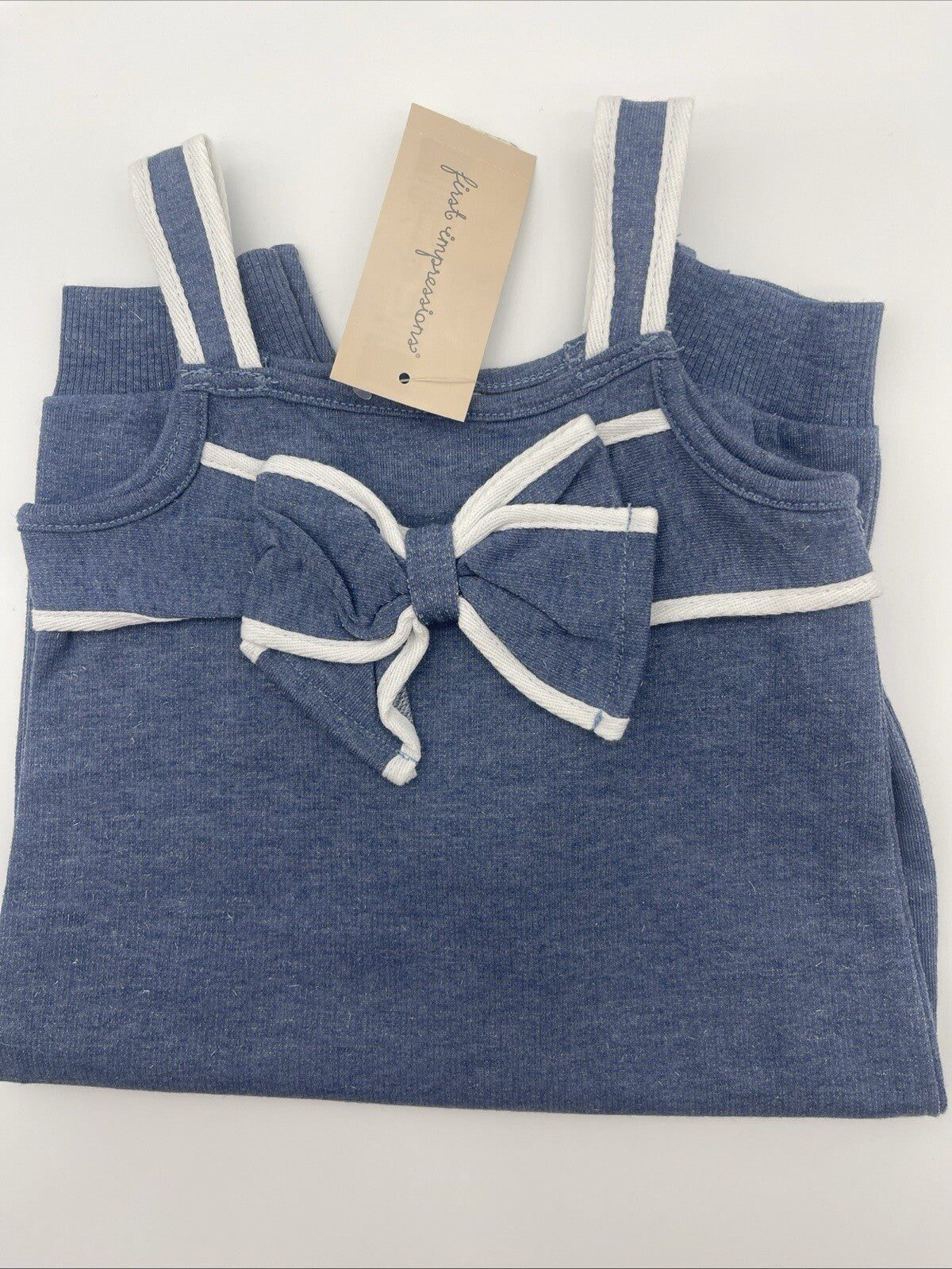 Baby Girl Romper First Impression Blue 3-6Months