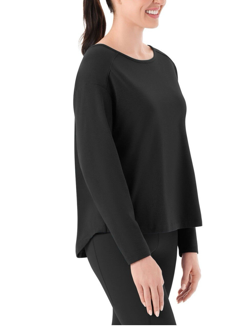 NWT Member's Mark Women's Long Sleeve Active Tee Size M