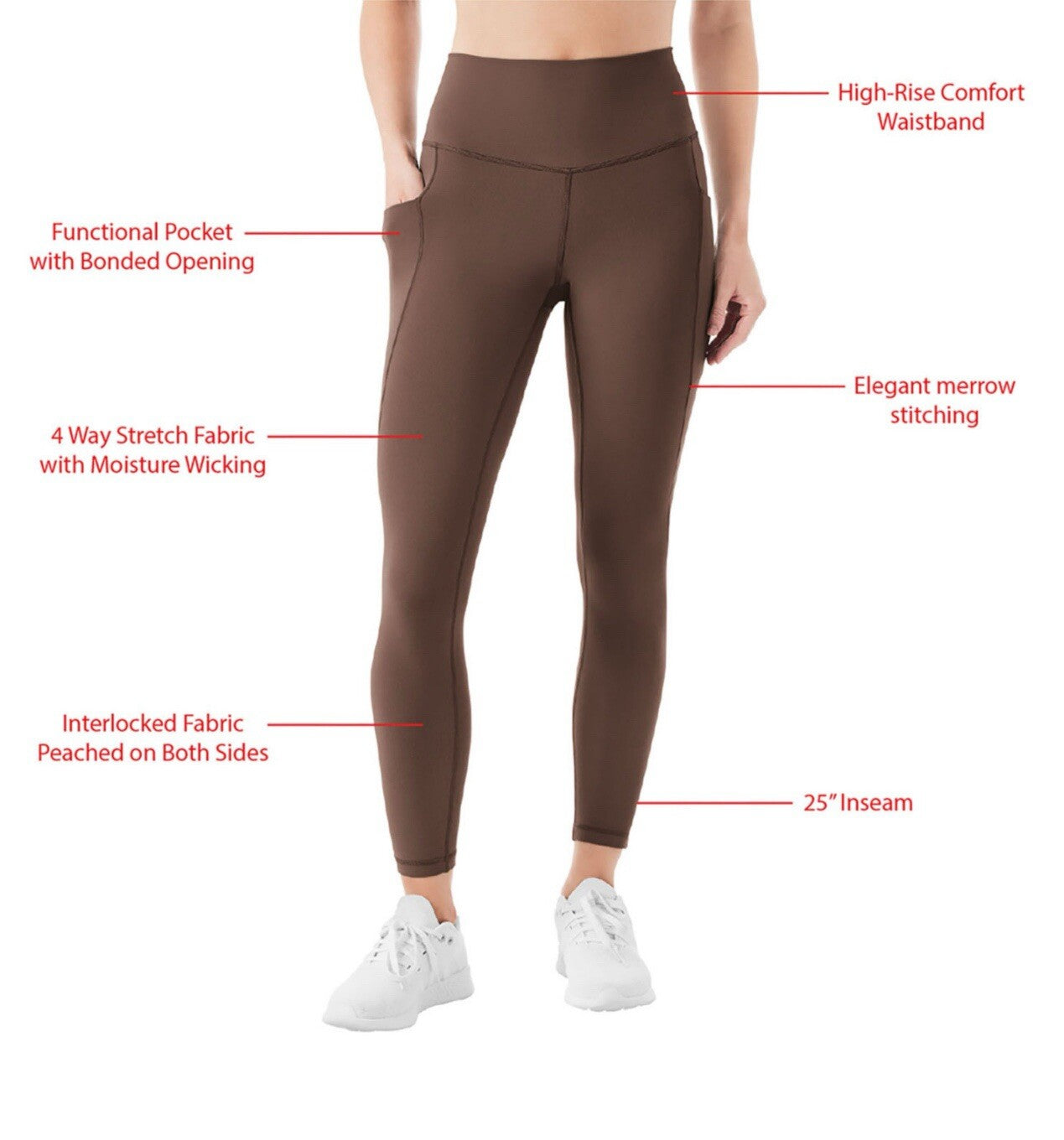 Member's Mark Women's Everyday Fashion Stretch Legging Size XL