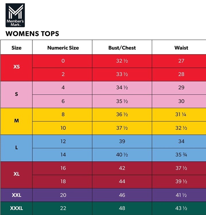  Members Mark Women’s Long Sleeve Active Tee