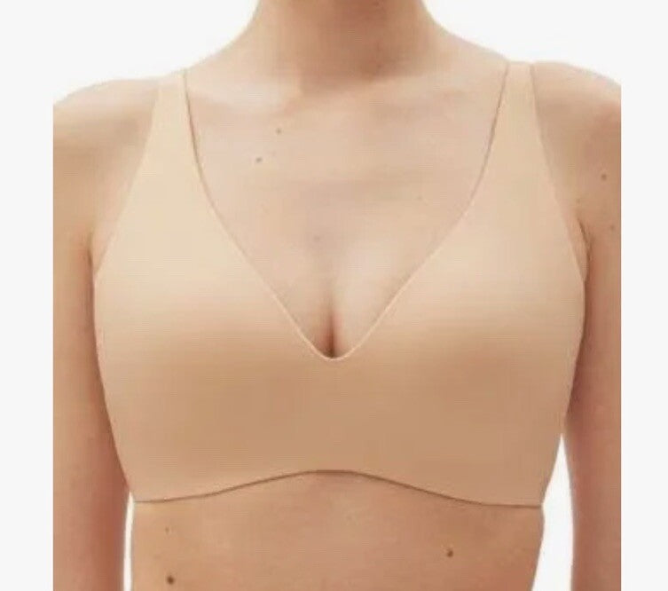 NWT GapBody Women's 34D Everyday Essentials Wireless T-Shirt Bra GPW00355 Beige