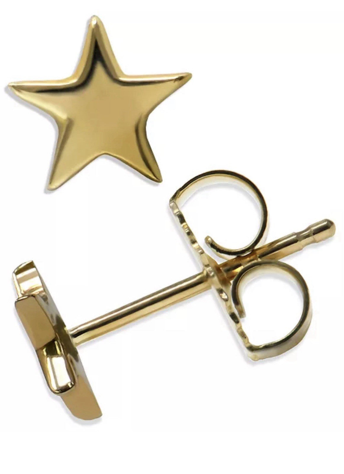 Jac+Jo by Anzie Diamond Accent & Enamel Star Stud Earrings in 14k Gold