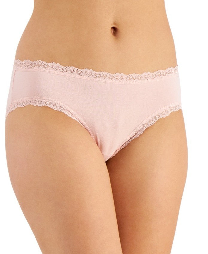 Jenni Women’s Lace Trim Hipster Underwear XL Peachskin 