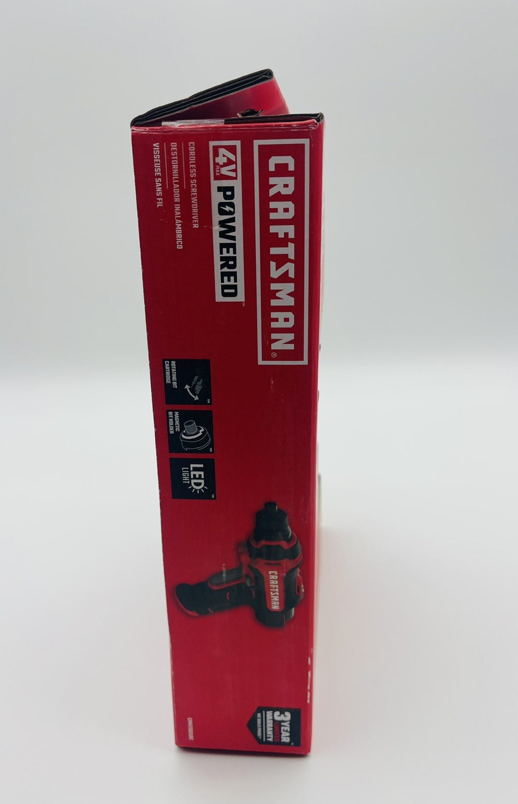 CRAFTSMAN Cordless Screwdriver 4V Power Battery, Charger, driving Bits CMHT6650C