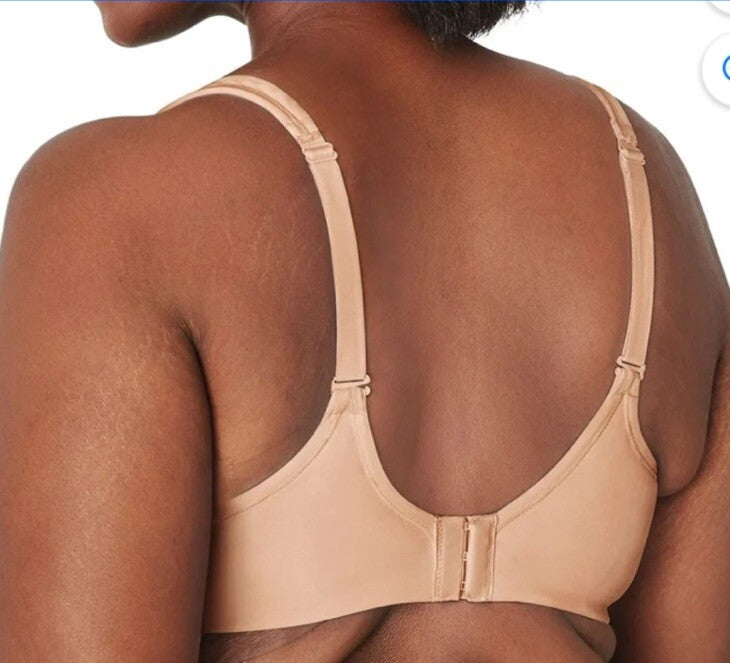 Playtex 18 Hour Bounce Control Convertible Wireless Bra 4699 Taupe Brown 36C