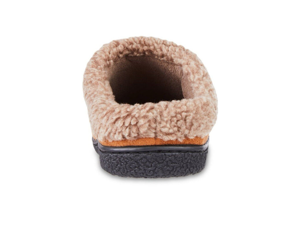 Isotoner Memory Foam Slippers Eco Comfort Brown  L 9.5-10.5