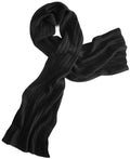 Charter Club Ribbed 100% Cashmere Scarf Classic Black One Size
