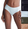 Calvin Klein Underwear Womens Medium Multicolor Microfiber Invisibles Hipster