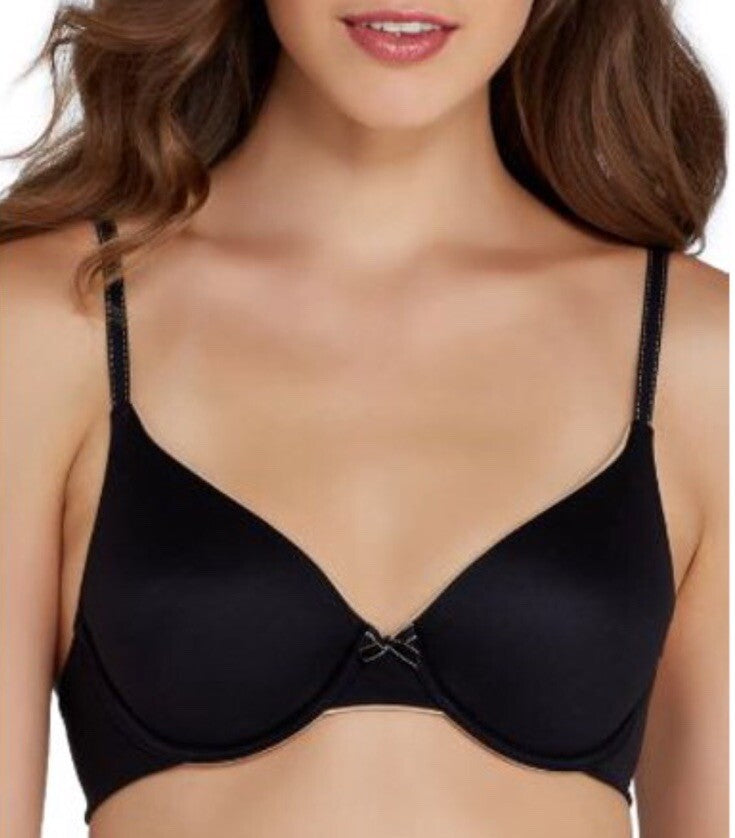 Maidenform Comfort Devotion Black Ultimate No Show Underwire T-Shirt Bra Sz 36A