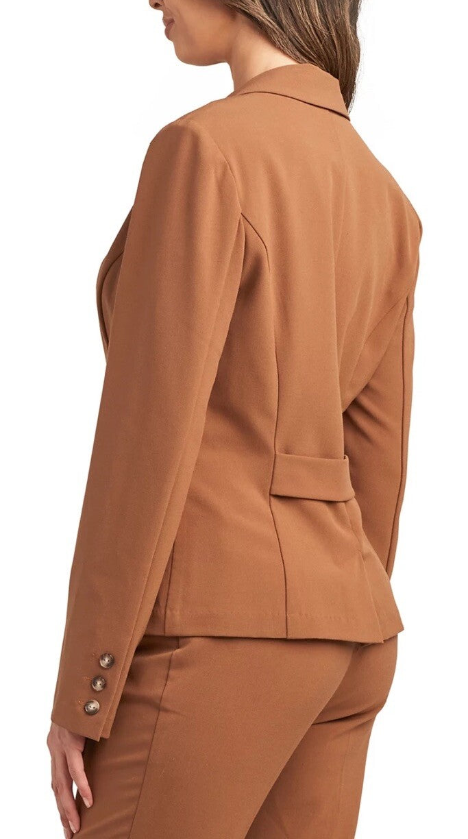 BCX Juniors' Two-Button Blazer Style 4075D28 Mocha XL