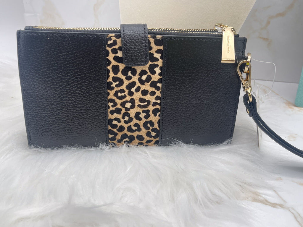 Michael Kors Jet Set Continental Travel Clutch - Black, Large